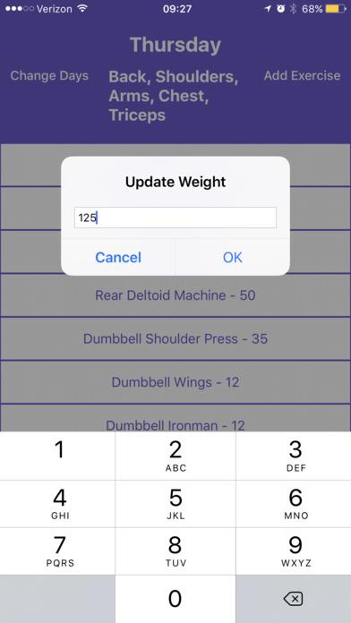 Gains | Offline Weight Lifting Tracker screenshot 3