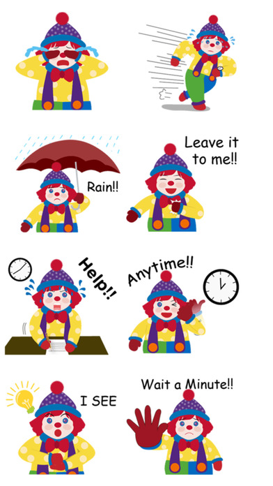 Happy Clown Stickers screenshot 4