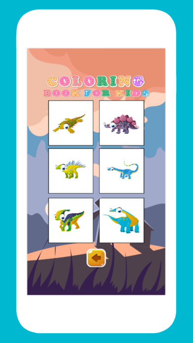 T Rex Dinosaur Coloring Book for kids free screenshot 3