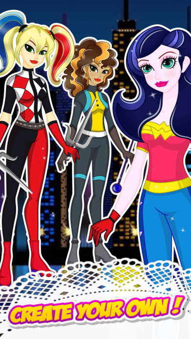 Superhero Girl Dress Up Games screenshot 3