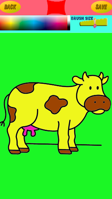 Drawing Games And Coloring Pages Cow Boys screenshot 2