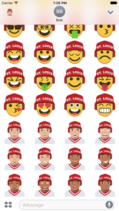 St. Louis Baseball Stickers & Emojis screenshot 4