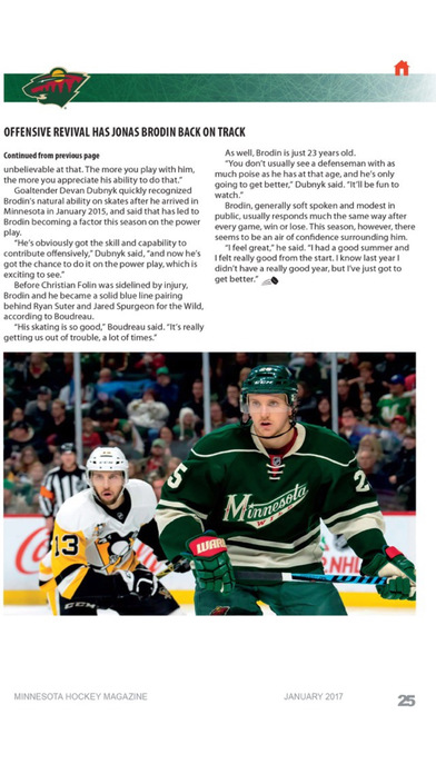 Minnesota Hockey Magazine screenshot 2