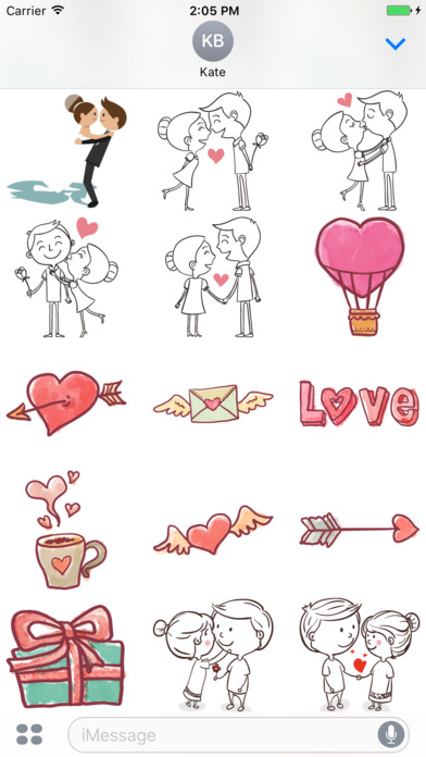 Love stickers pack screenshot 3
