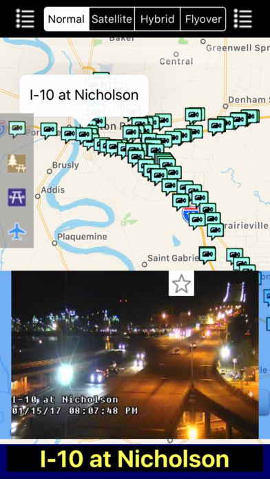 Louisiana NOAA Radar with Traffic Cameras screenshot 3