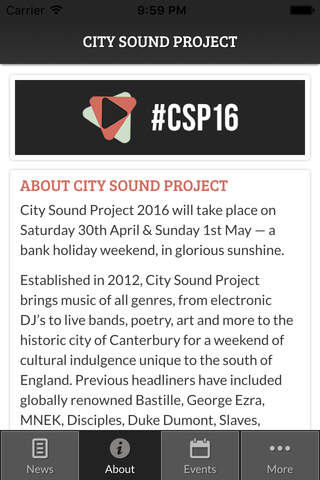 City Sound Project screenshot 2