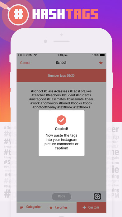 Get Likes - Insta tags ! screenshot 3