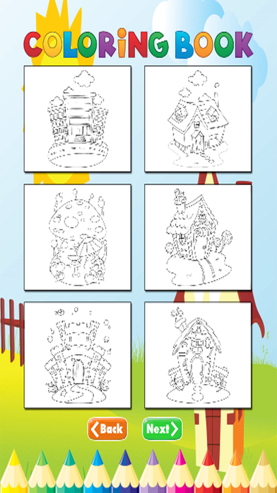 House Coloring Book - Activities for Kid screenshot 4