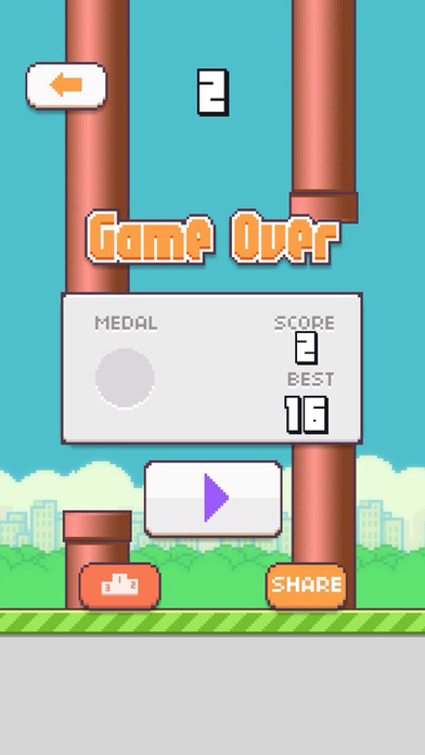 Flappy Returns Classic - Original Bird...! screenshot 4