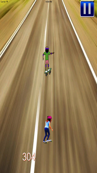 A Skate Racing : New Adventure in the Road screenshot 4