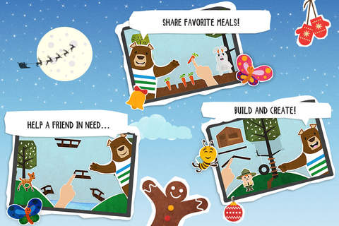 Mr. Bear Christmas Kids games, Puzzle for toddlers screenshot 2