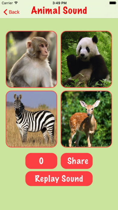 Animal Sounds - Easy learning app for kids screenshot 2