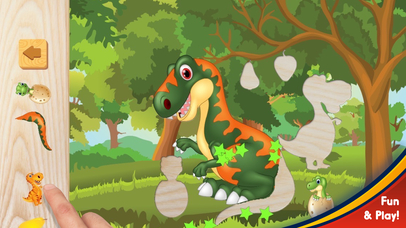 Dinosaurs puzzles for kids toddler good learning screenshot 2