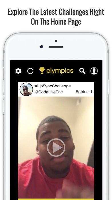 Elympics - Create & Compete In Video Challenges screenshot 2