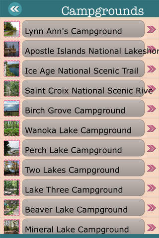 Wisconsin State Campgrounds & Hiking Trails screenshot 3