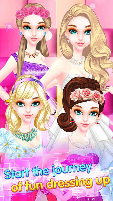 Fashion Princess Salon - Makeover Girly Games screenshot 2