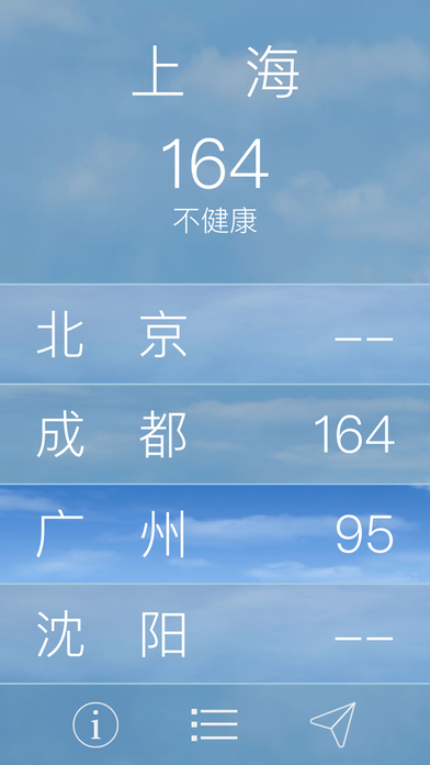 上海北京广州成都沈阳空气质量 - 数据实时来自美国大使馆 screenshot 3