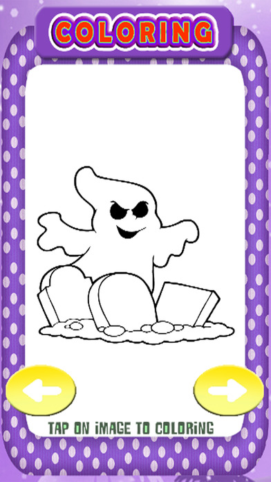 Draw Ghost And The Zombies Coloring Book Games screenshot 3