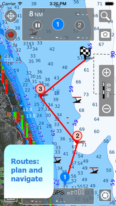 Aqua Map Yukon Lakes GPS screenshot 3
