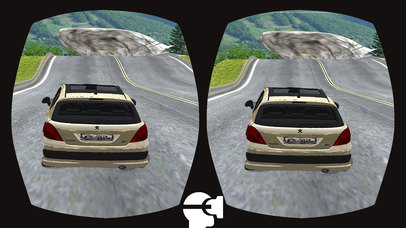 VR Crazy Car Stunt Rider : Extreme Fast Driving 3D screenshot 2