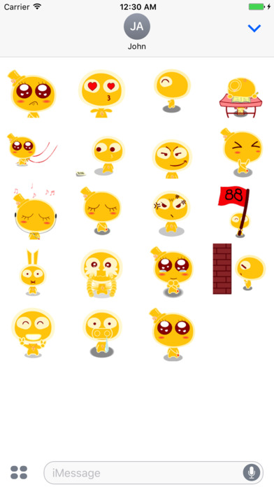 Pudding Emoji Stickers screenshot 3