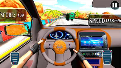 Fast Race In Car : A City Traffic Drive screenshot 3
