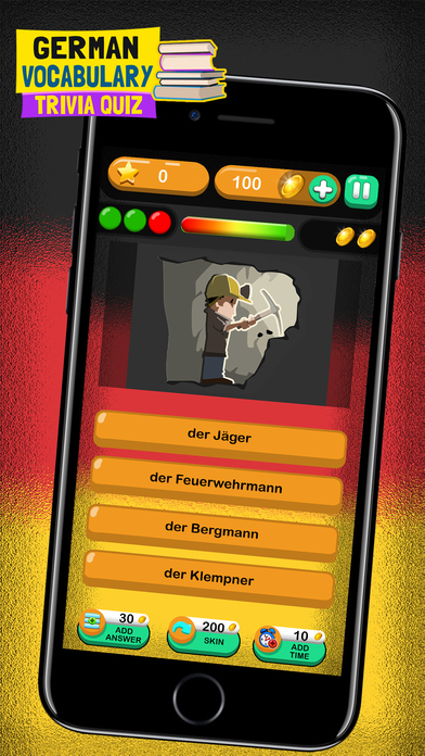 German Vocabulary Quiz – Fun Free Education Game screenshot 3