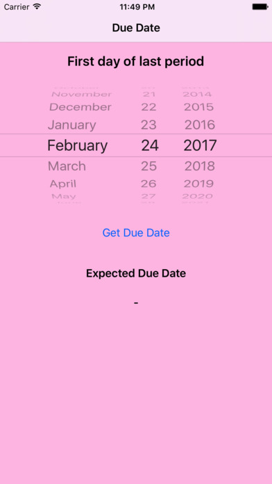 Due Date Calculator - Pregnancy Calendar Tracker screenshot 4
