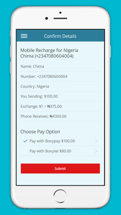 BoxyPay Money Transfer screenshot 3
