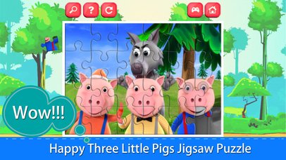 Three Little Pigs Magic Jigsaw Puzzle Games screenshot 3