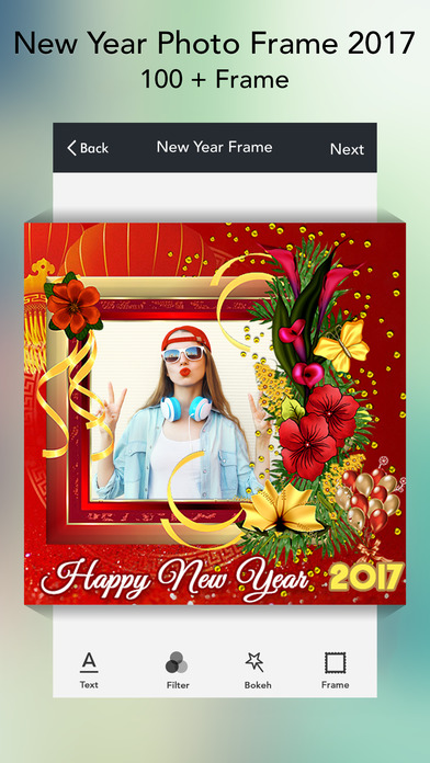New Year Photo Frame 2017 screenshot 3