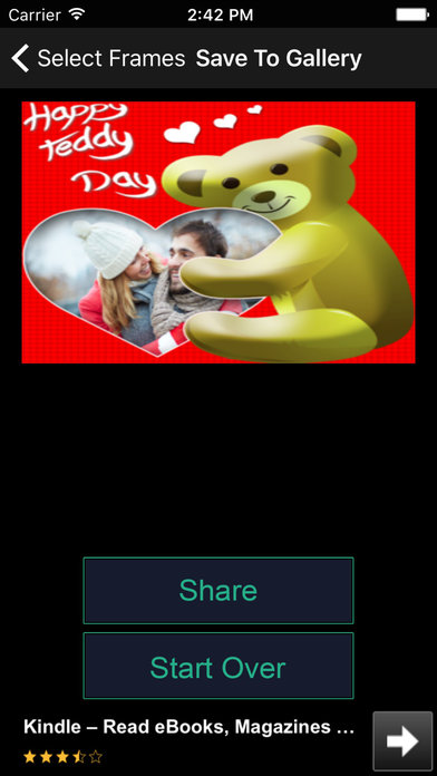 Teddy Day Free Photo Frame Editor For Wishes screenshot 4