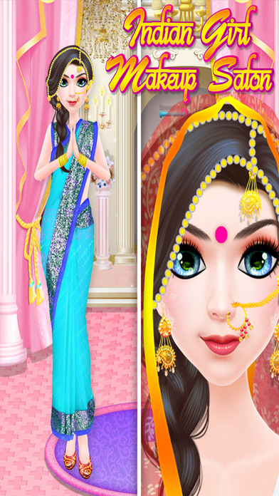 Indian Girl Makeup Salon - Salon Game for Girls screenshot 3
