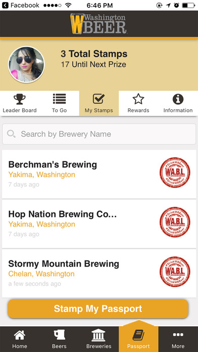 Washington Beer Mobile App screenshot 3