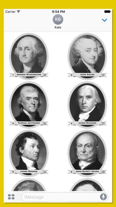 POTUS - US Presidents Stickers screenshot 2