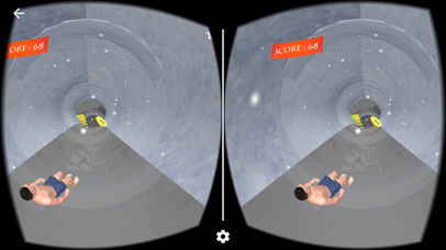 VR Speed Slide Snow 2017 : For VR Card Board screenshot 2