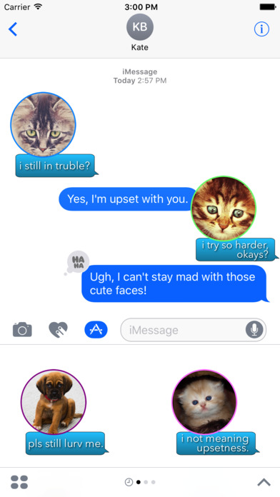 iSorry: a·PAW·logy Stickers screenshot 2