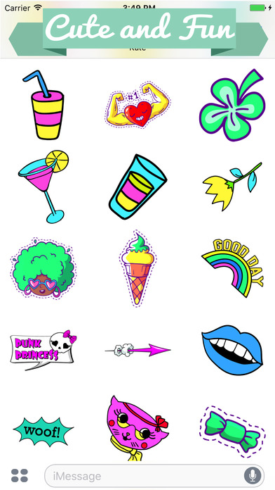 Huge Colorful Stickers for Messaging screenshot 2