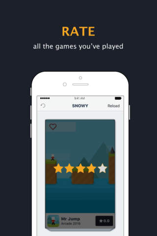 SNOWY - Your Perfect Game Finder screenshot 2