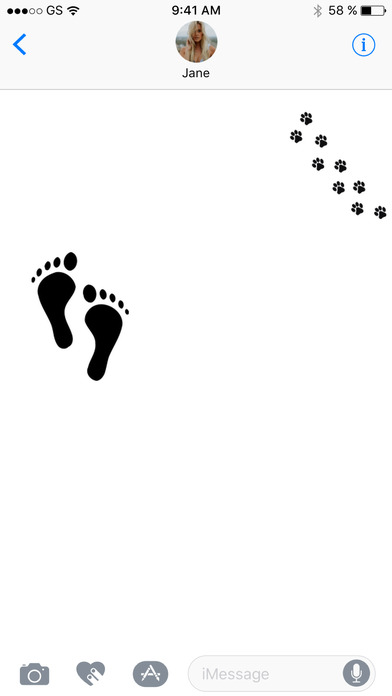 Footprint Sticker Pack! screenshot 3