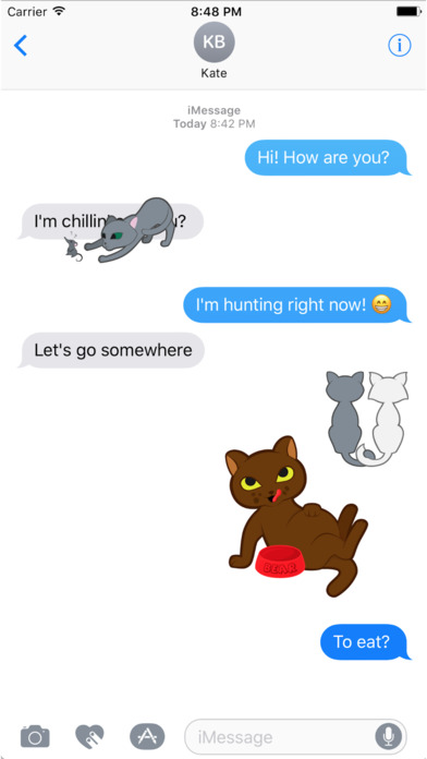 Happy Cats for iMessage screenshot 2