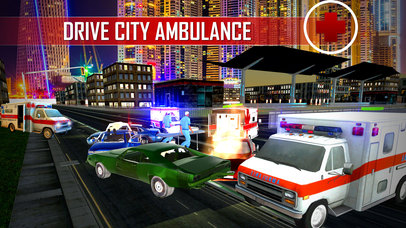 911 City Emergency Rescue Ambulance Driver Sim 3D screenshot 4