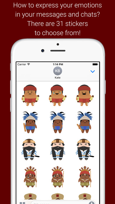 KIDEOS Ten Little Indians Emoticons screenshot 3