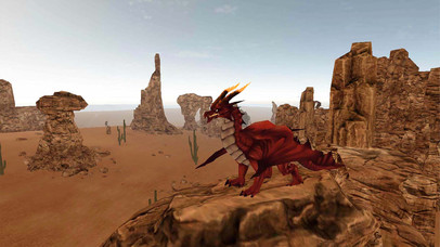 VR Flying Fiery Dragon Shooting Pro screenshot 2