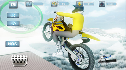 Winter Stunt Bike Sim-ulator 3d: Offroad Snow 2017 screenshot 2