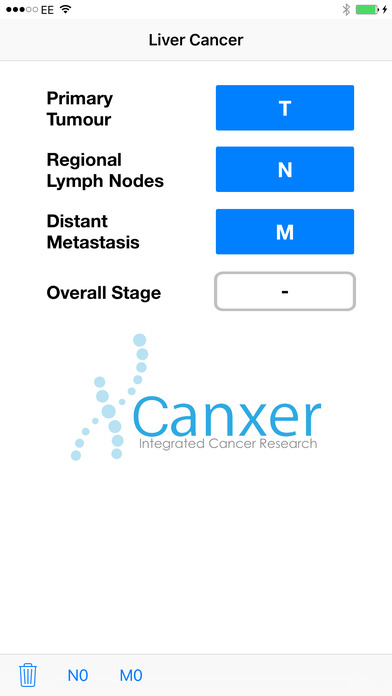 Liver Cancer TNM Staging Tool screenshot 2