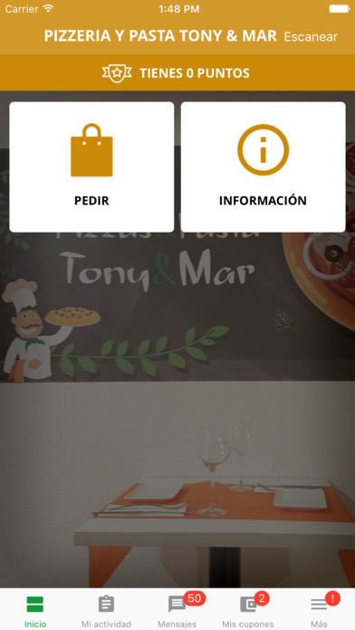 Pizzeria y Pastas Tony & Mar screenshot 3