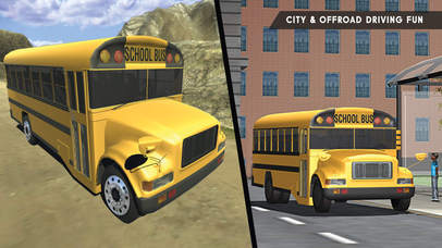 High School Bus Driving & Parking screenshot 2
