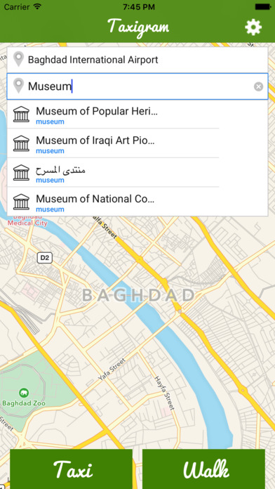 Taxigram Baghdad screenshot 2