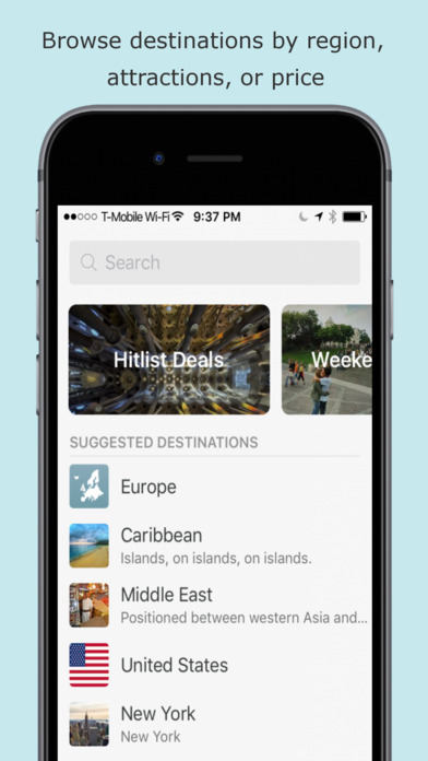 Hitlist - Cheap Flights, Travel Deals and Airline Tickets screenshot 4